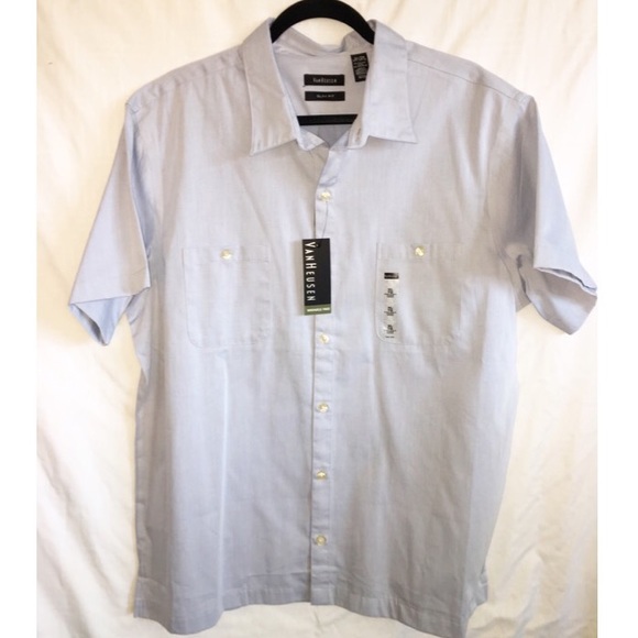 Van Heusen Other - NTW Van Heusen Slim Fit Mens Short Sleeve ButtonUP